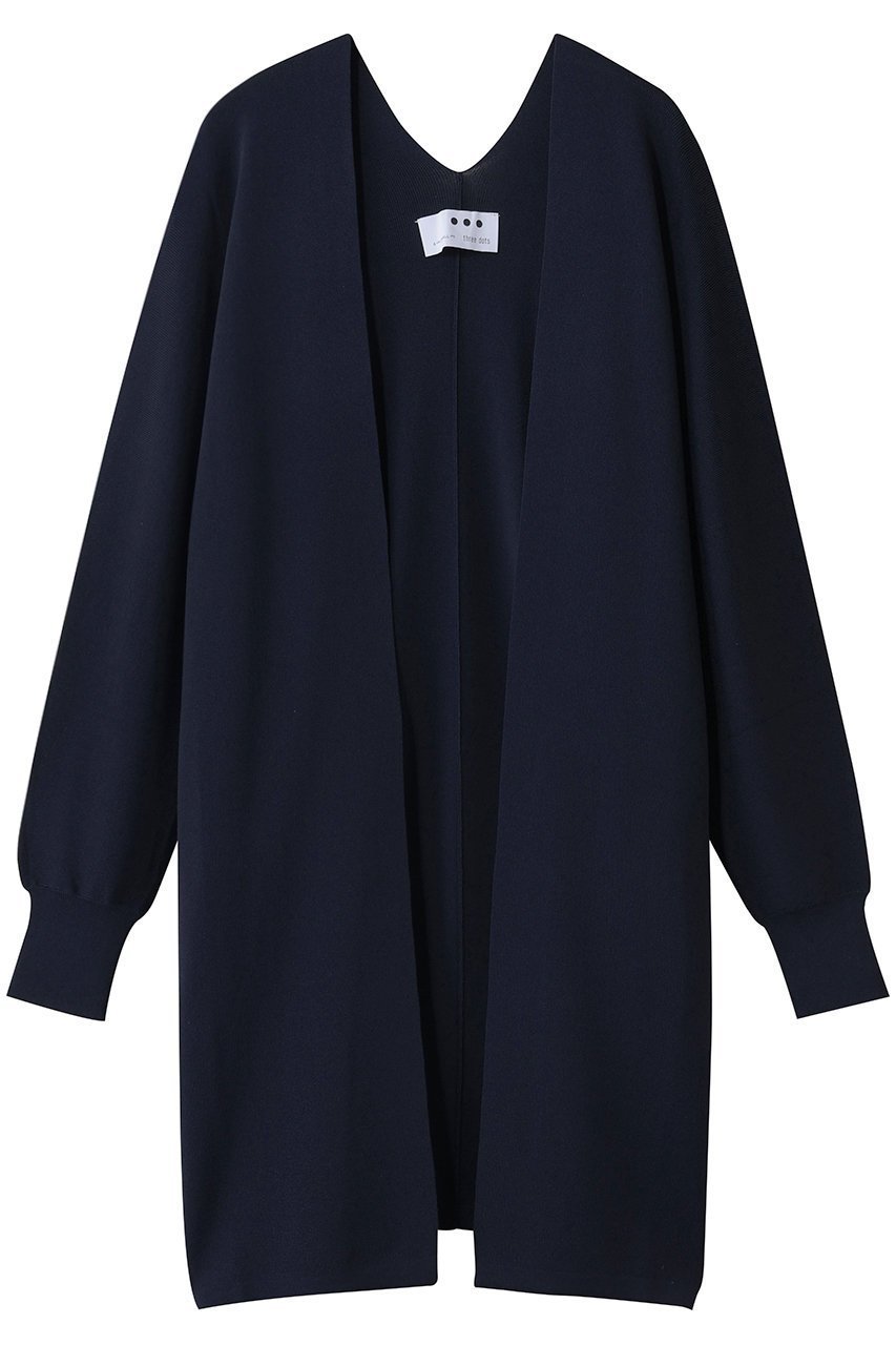 【エリオポール/heliopole】の【THREE DOTS】LUXE レーヨンドルマントッパー インテリア・キッズ・メンズ・レディースファッション・服の通販 founy(ファニー) 　ファッション　Fashion　レディースファッション　Fashion for Women　トップス・カットソー　Cut & Sew Tops　ニット　Knit Tops & Sweaters　カーディガン・羽織り　Layered Style Cardigans　2026年　2026　カーディガン　Cardigan, Knitwear　ルーズ　Loose, Oversized　ロング　Long, Long-Length　夏　Summer　春　Spring　S/S・春夏　SS, Spring/Summer, Warm Season　ネイビー|ID: prp329100004844585 ipo3291000000036142718