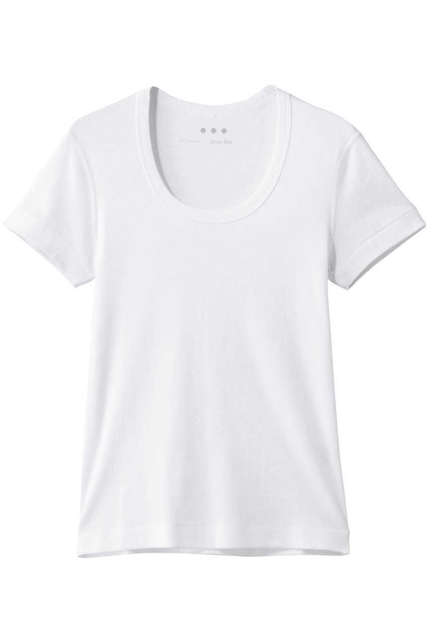 【エリオポール/heliopole】の【THREE DOTS】JESSICA S/S カットソー インテリア・キッズ・メンズ・レディースファッション・服の通販 founy(ファニー) ファッション Fashion レディースファッション Fashion for Women トップス・カットソー Cut & Sew Tops シャツ・ブラウス・オフィスカジュアル Elegant Blouses & Button-Ups ロングTシャツ・Tシャツ Longline T-Shirts & Tees カットソー・ベーシックTシャツ Cut-and-Sewn Tops / Stretch Tees & Basics 2026年 2026 おすすめ Recommended / Our Picks インナー Innerwear カットソー Cut and Sewn Top コンパクト Compact, Small Size ショート Short, Short Length シンプル Simple, Minimal スリーブ Sleeve, Long Sleeve / Short Sleeve ベーシック Basic, Essential 夏 Summer 春 Spring S/S・春夏 SS, Spring/Summer, Warm Season ホワイト|ID: prp329100004844587 ipo3291000000035320418