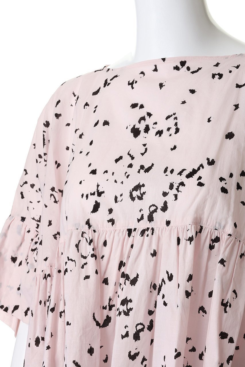 【ミズイロ インド/mizuiro ind】のprint wide gather P/O プルオーバー 人気、トレンドファッション・服の通販 founy(ファニー) 　ファッション　Fashion　レディースファッション　Fashion for Women　トップス・カットソー　Cut & Sew Tops　シャツ・ブラウス・オフィスカジュアル　Elegant Blouses & Button-Ups　カジュアルプルオーバー・ニットトップス　Pullovers & Knit Tops / Casual Pullovers　2026年　2026　アニマル　Animal Print　ギャザー　Gathered, Ruffled　シアー　Sheer, See-Through　ショート　Short, Short Length　スリーブ　Sleeve, Long Sleeve / Short Sleeve　ドット　Polka Dot, Dot Pattern　フレア　Flare, Flared　プリント　Print, Printed Pattern　人気　Popular, Best Seller　再入荷　Restock / Back in Stock　夏　Summer　春　Spring　S/S・春夏　SS, Spring/Summer, Warm Season　other-5|ID: prp329100004844588 ipo3291000000035875202