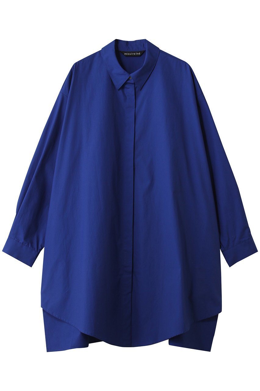 【ミズイロ インド/mizuiro ind】のbox cut shirt シャツ インテリア・キッズ・メンズ・レディースファッション・服の通販 founy(ファニー) 　ファッション　Fashion　レディースファッション　Fashion for Women　トップス・カットソー　Cut & Sew Tops　シャツ・ブラウス・オフィスカジュアル　Elegant Blouses & Button-Ups　ロングTシャツ・Tシャツ　Longline T-Shirts & Tees　2026年　2026　スリーブ　Sleeve, Long Sleeve / Short Sleeve　チュニック　Tunic, Long Top　ポケット　Pocket, Pocket Detail　ラウンド　Round, Round Neck　ロング　Long, Long-Length　夏　Summer　春　Spring　S/S・春夏　SS, Spring/Summer, Warm Season　blue|ID: prp329100004844590 ipo3291000000035320445