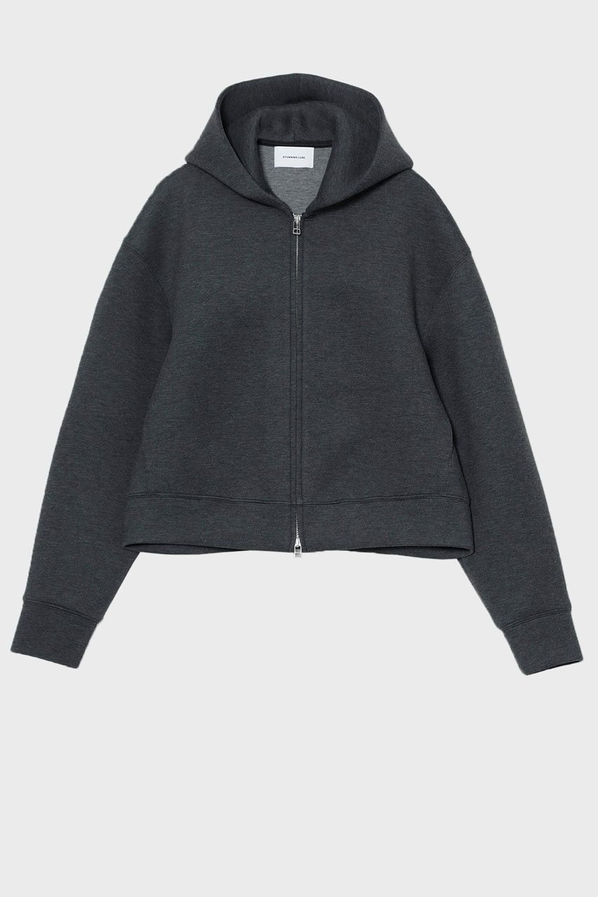 【スタニングルアー/STUNNING LURE】のコンパクトダンボールフーディー インテリア・キッズ・メンズ・レディースファッション・服の通販 founy(ファニー) 　ファッション　Fashion　レディースファッション　Fashion for Women　トップス・カットソー　Cut & Sew Tops　シャツ・ブラウス・オフィスカジュアル　Elegant Blouses & Button-Ups　レディースパーカー・カジュアルフーディー　Casual Hoodies & Sweatshirts　ロングTシャツ・Tシャツ　Longline T-Shirts & Tees　スウェット・クルーネックトップス　Sweatshirts & Crewnecks / Relaxed Fit Sweat Tops　カットソー・ベーシックTシャツ　Cut-and-Sewn Tops / Stretch Tees & Basics　2026年　2026　インナー　Innerwear　夏　Summer　春　Spring　S/S・春夏　SS, Spring/Summer, Warm Season　羽織　Haori, Light Jacket　チャコールグレー|ID: prp329100004844591 ipo3291000000035320454