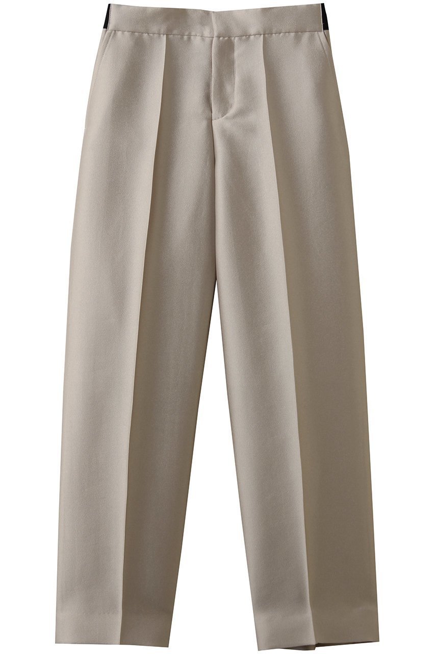 【エムフィル/M Fil】のシルキーWクロス ワイドパンツ インテリア・キッズ・メンズ・レディースファッション・服の通販 founy(ファニー) 　ファッション　Fashion　レディースファッション　Fashion for Women　パンツ　Pants & Trousers　シルク　Silk, 100% Silk　フォルム　Silhouette, Form　ワイド　Wide, Wide Fit　薄ベージュ|ID: prp329100004844596 ipo3291000000036743506