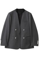 【チノ/CINOH】の【BLACK FORMAL】GRAY ノーカラー ジャケット 人気、トレンドファッション・服の通販 founy(ファニー) ファッション Fashion レディースファッション Fashion for Women アウター Coat / Outerwear Collection レディースジャケット・軽アウター Jackets ノーカラージャケット / シンプル上品コーデ Collarless Jackets 2026年 2026 ジャケット Jacket, Outerwear パール Pearl, Pearl Accent フォーマル Formal, Dressy マニッシュ Mannish, Boyish エレガント 上品 Elegant 夏 Summer 春 Spring S/S・春夏 SS, Spring/Summer, Warm Season |ID:prp329100004844602