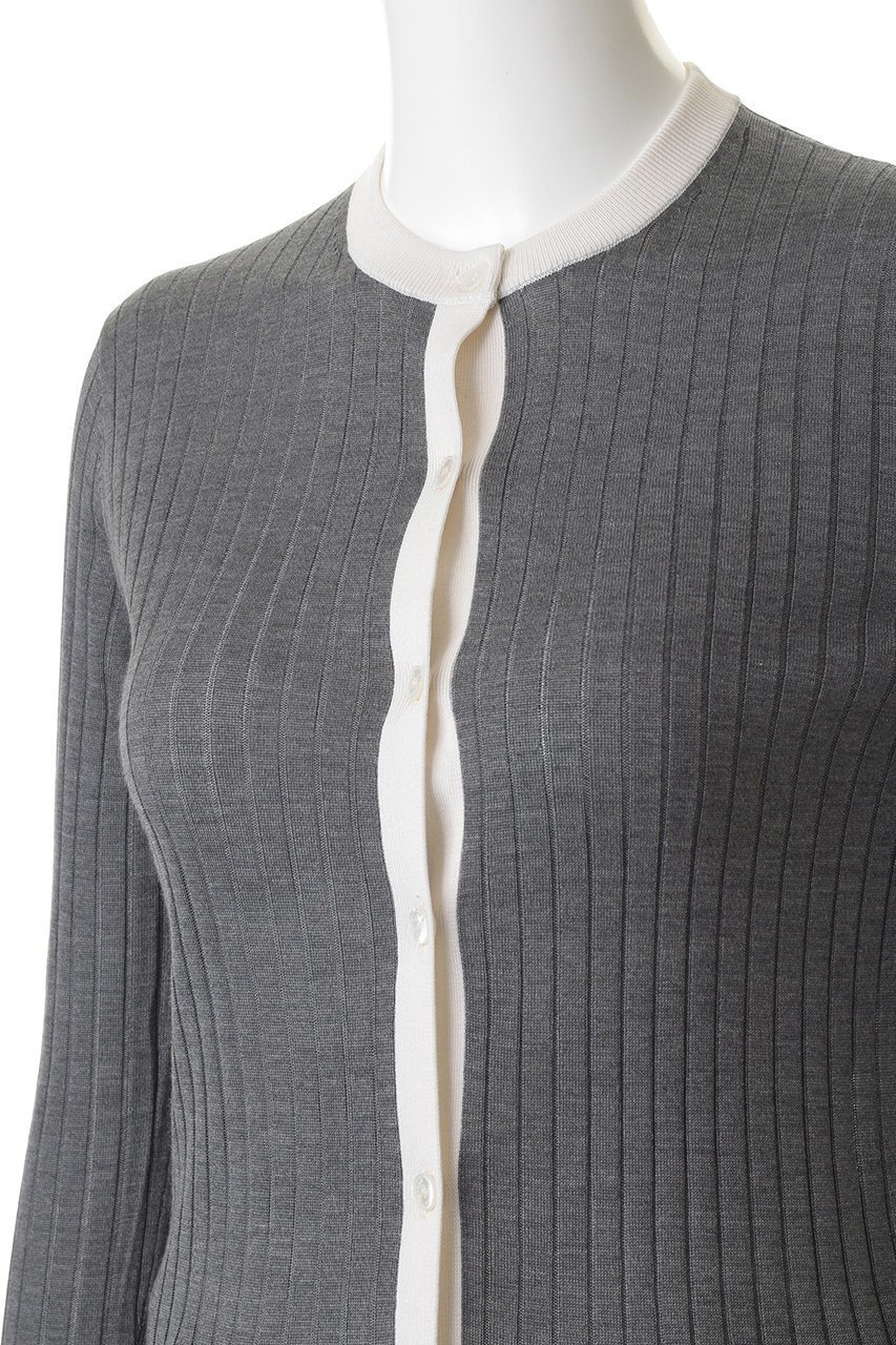 【チノ/CINOH】のシルク リブ ニット クルーネック カーディガン 人気、トレンドファッション・服の通販 founy(ファニー) 　ファッション　Fashion　レディースファッション　Fashion for Women　トップス・カットソー　Cut & Sew Tops　ニット　Knit Tops & Sweaters　カーディガン・羽織り　Layered Style Cardigans　2026年　2026　カーディガン　Cardigan, Knitwear　シルク　Silk, 100% Silk　夏　Summer　春　Spring　S/S・春夏　SS, Spring/Summer, Warm Season　other-5|ID: prp329100004844604 ipo3291000000035320562