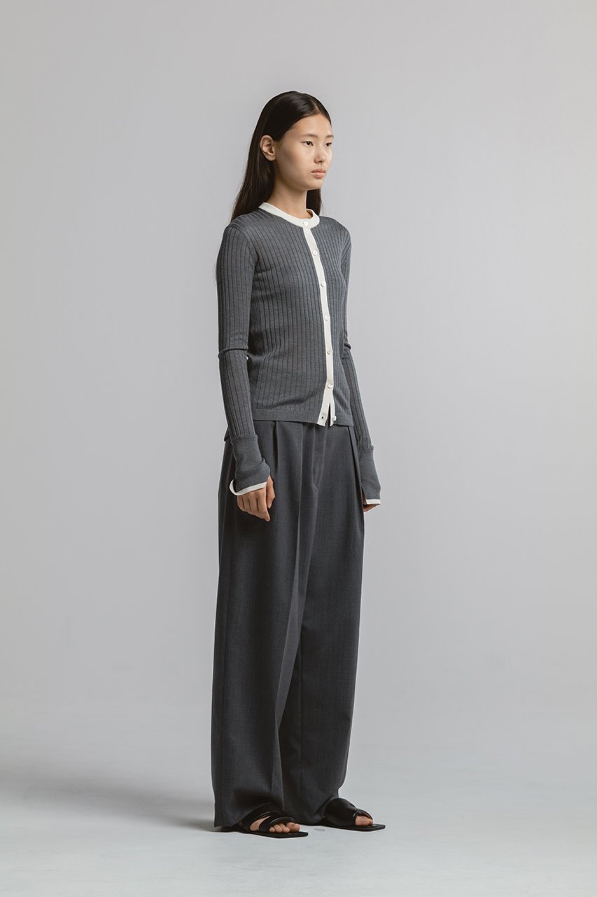 【チノ/CINOH】のシルク リブ ニット クルーネック カーディガン 人気、トレンドファッション・服の通販 founy(ファニー) 　ファッション　Fashion　レディースファッション　Fashion for Women　トップス・カットソー　Cut & Sew Tops　ニット　Knit Tops & Sweaters　カーディガン・羽織り　Layered Style Cardigans　2026年　2026　カーディガン　Cardigan, Knitwear　シルク　Silk, 100% Silk　夏　Summer　春　Spring　S/S・春夏　SS, Spring/Summer, Warm Season　other-7|ID: prp329100004844604 ipo3291000000036169210