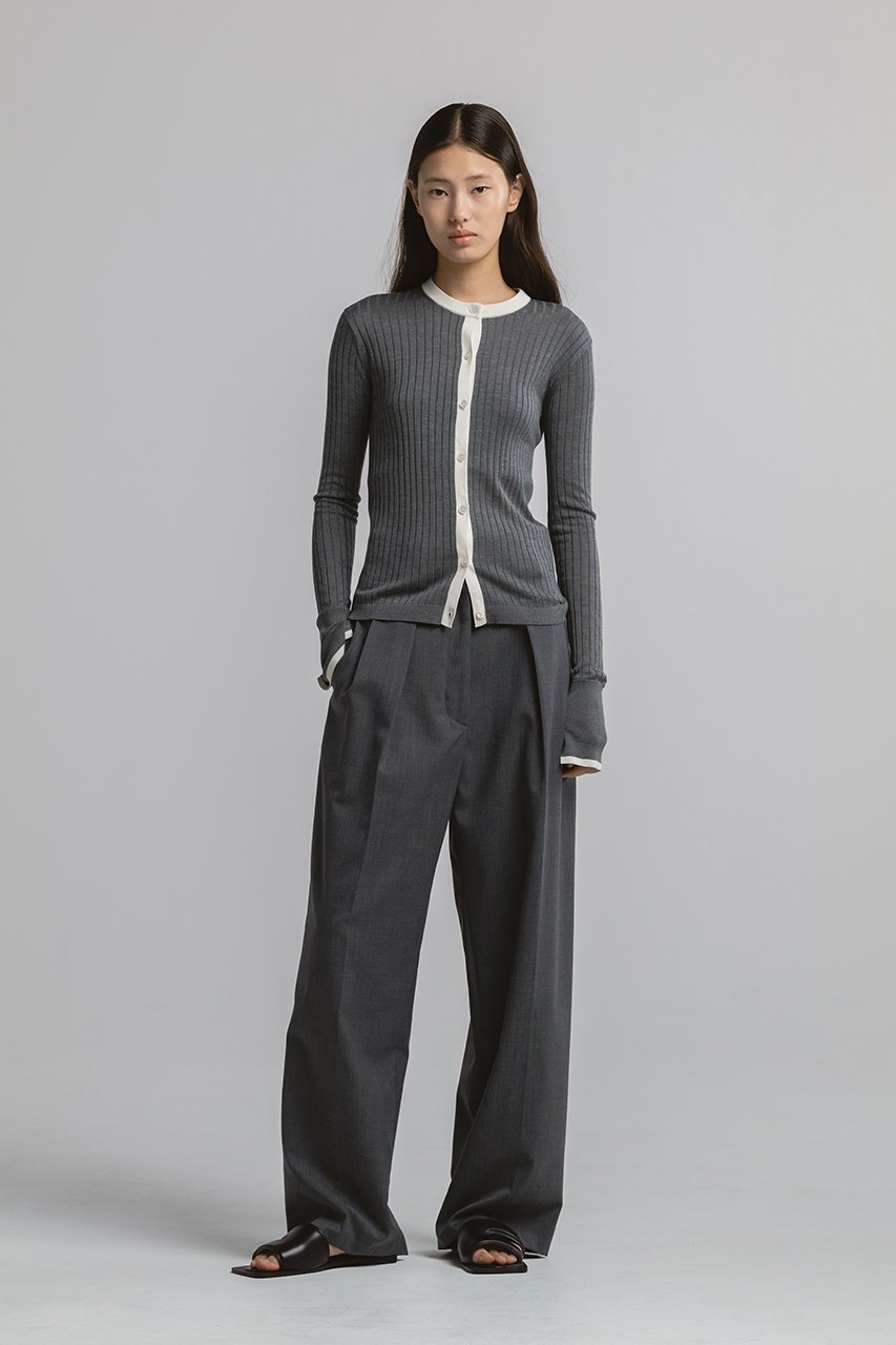 【チノ/CINOH】のポリエステル ウール ツイル ハイ ウエスト ツータック パンツ 人気、トレンドファッション・服の通販 founy(ファニー) 　ファッション　Fashion　レディースファッション　Fashion for Women　パンツ　Pants & Trousers　2026年　2026　ツイル　Twist, Twisted Detail　フォルム　Silhouette, Form　夏　Summer　春　Spring　S/S・春夏　SS, Spring/Summer, Warm Season　other-6|ID: prp329100004844605 ipo3291000000035320573