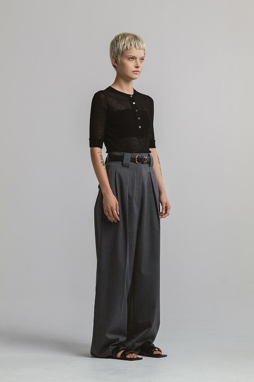 【チノ/CINOH】のポリエステル ウール ツイル ハイ ウエスト ツータック パンツ 人気、トレンドファッション・服の通販 founy(ファニー) 　ファッション　Fashion　レディースファッション　Fashion for Women　パンツ　Pants & Trousers　2026年　2026　ツイル　Twist, Twisted Detail　フォルム　Silhouette, Form　夏　Summer　春　Spring　S/S・春夏　SS, Spring/Summer, Warm Season　other-8|ID: prp329100004844605 ipo3291000000035320575