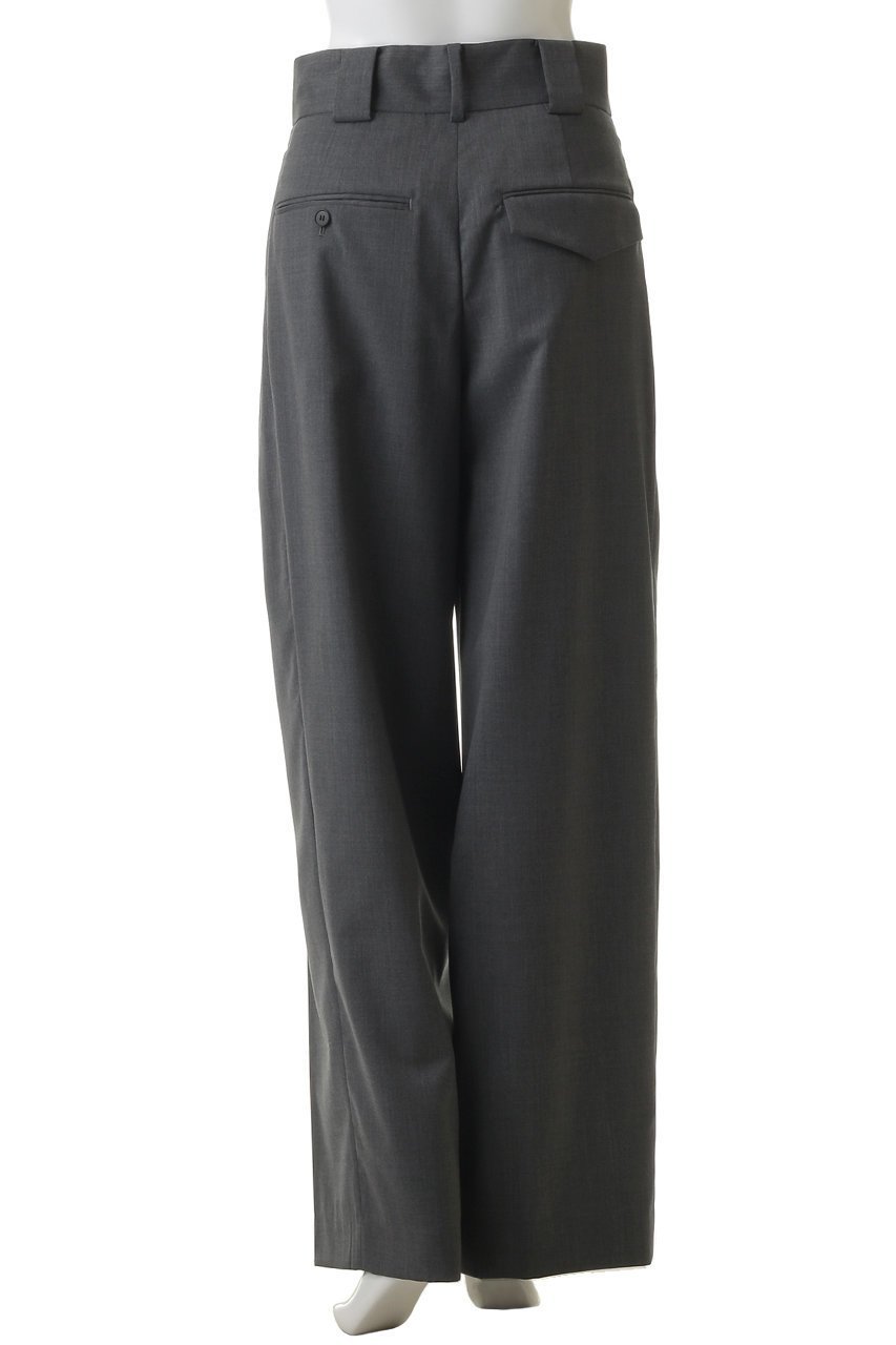 【チノ/CINOH】のポリエステル ウール ツイル ハイ ウエスト ツータック パンツ 人気、トレンドファッション・服の通販 founy(ファニー) 　ファッション　Fashion　レディースファッション　Fashion for Women　パンツ　Pants & Trousers　ツイル　Twist, Twisted Detail　フォルム　Silhouette, Form　other-4|ID: prp329100004844605 ipo3291000000036952259