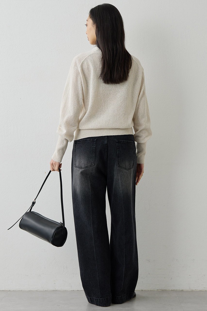 【ウィムガゼット/Whim Gazette】のVネックペーパーヤーンカーディガン 人気、トレンドファッション・服の通販 founy(ファニー) 　ファッション　Fashion　レディースファッション　Fashion for Women　トップス・カットソー　Cut & Sew Tops　ニット　Knit Tops & Sweaters　カーディガン・羽織り　Layered Style Cardigans　Vネックトップス　V-Neck Tops / V-Cut Neckline Shirts　2026年　2026　カーディガン　Cardigan, Knitwear　シアー　Sheer, See-Through　ショルダー　Shoulder, Shoulder Strap　スリット　Slit, Slit Detail　デコルテ　Décolleté, Neckline　ドロップ　Drop Shoulder, Dropped Style　再入荷　Restock / Back in Stock　吸水　Absorbent, Quick-Dry　夏　Summer　春　Spring　S/S・春夏　SS, Spring/Summer, Warm Season　長袖　Long Sleeve, Full Sleeve　other-4|ID: prp329100004844610 ipo3291000000035507241