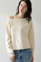 【ウィムガゼット/Whim Gazette】のオフショル刺繍プルオーバー 人気、トレンドファッション・服の通販 founy(ファニー) ファッション Fashion レディースファッション Fashion for Women トップス・カットソー Cut & Sew Tops シャツ・ブラウス・オフィスカジュアル Elegant Blouses & Button-Ups ロングTシャツ・Tシャツ Longline T-Shirts & Tees カジュアルプルオーバー・ニットトップス Pullovers & Knit Tops / Casual Pullovers カットソー・ベーシックTシャツ Cut-and-Sewn Tops / Stretch Tees & Basics 春 Spring スウェット / スエット Sweatshirt, Sweatwear スリーブ Sleeve, Long Sleeve / Short Sleeve バランス Balance, Style Balance ロング Long, Long-Length S/S・春夏 SS, Spring/Summer, Warm Season 夏 Summer 2026年 2026 thumbnail アイボリー|ID: prp329100004844611 ipo3291000000035320629