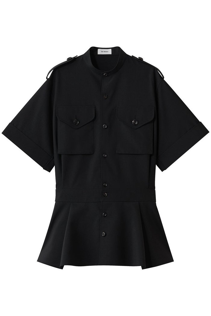 【ザ リラクス/THE RERACS】のロールアップサファリシャツ インテリア・キッズ・メンズ・レディースファッション・服の通販 founy(ファニー) https://founy.com/ ファッション Fashion レディースファッション Fashion for Women トップス・カットソー Cut & Sew Tops シャツ・ブラウス・オフィスカジュアル Elegant Blouses & Button-Ups 2026年 2026 おすすめ Recommended / Our Picks ショート Short, Short Length スタンド Stand Collar, Upright Stand スリーブ Sleeve, Long Sleeve / Short Sleeve フレア Flare, Flared ボトム Bottoms, Lower Wear ポケット Pocket, Pocket Detail マニッシュ Mannish, Boyish ミリタリー Military, Army Style モダン Modern, Contemporary ロールアップ Roll-Up, Cuffed Hem 夏 Summer 春 Spring S/S・春夏 SS, Spring/Summer, Warm Season |ID: prp329100004845428 ipo3291000000036142256