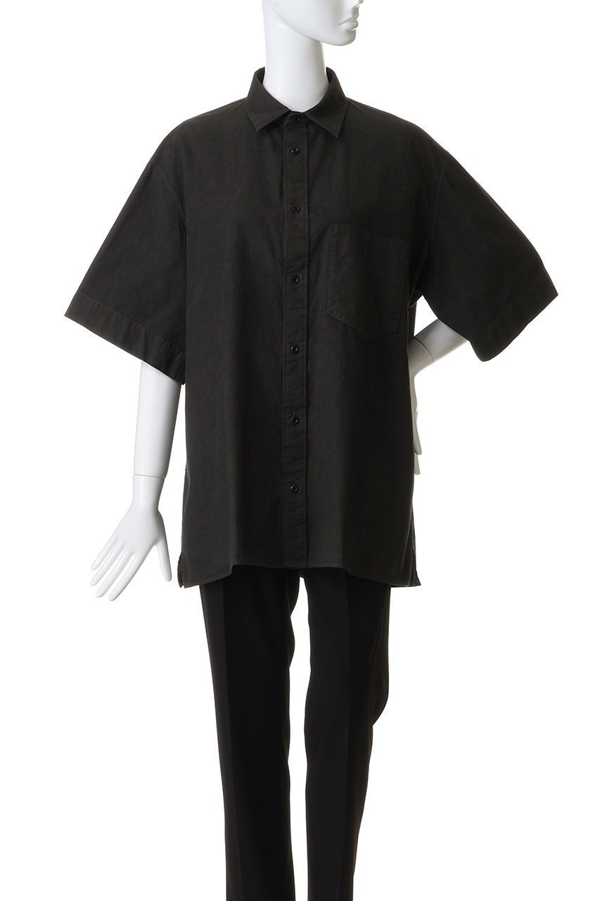 【ザ リラクス/THE RERACS】のサルファーガーメントダイイングショートスリーブシャツ 人気、トレンドファッション・服の通販 founy(ファニー) 　ファッション　Fashion　レディースファッション　Fashion for Women　トップス・カットソー　Cut & Sew Tops　シャツ・ブラウス・オフィスカジュアル　Elegant Blouses & Button-Ups　2026年　2026　ショルダー　Shoulder, Shoulder Strap　ショート　Short, Short Length　スリーブ　Sleeve, Long Sleeve / Short Sleeve　ダウン　Down, Puffer　デニム　Denim, Jeans Material　ドロップ　Drop Shoulder, Dropped Style　ビジネス 仕事 通勤　Business / Work / Commuting　リラックス　Relax, Relaxed Fit　夏　Summer　春　Spring　S/S・春夏　SS, Spring/Summer, Warm Season　other-2|ID: prp329100004845429 ipo3291000000035334663