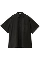 【ザ リラクス/THE RERACS】のサルファーガーメントダイイングショートスリーブシャツ チャコールブラック|ID:prp329100004845429
