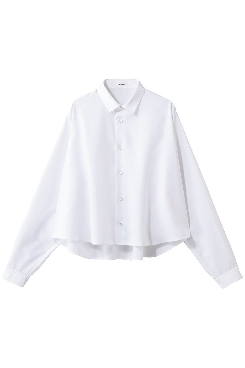 【ザ リラクス/THE RERACS】のレギュラーカラーAラインシャツ インテリア・キッズ・メンズ・レディースファッション・服の通販 founy(ファニー) 　ファッション　Fashion　レディースファッション　Fashion for Women　トップス・カットソー　Cut & Sew Tops　シャツ・ブラウス・オフィスカジュアル　Elegant Blouses & Button-Ups　2026年　2026　ショート　Short, Short Length　シンプル　Simple, Minimal　スリーブ　Sleeve, Long Sleeve / Short Sleeve　ドレープ　Drape, Draping Fabric　ボトム　Bottoms, Lower Wear　レギュラー　Regular, Standard Fit　ロング　Long, Long-Length　ワイド　Wide, Wide Fit　夏　Summer　定番　Standard, Basic Item　春　Spring　S/S・春夏　SS, Spring/Summer, Warm Season　ホワイト|ID: prp329100004845430 ipo3291000000035334669