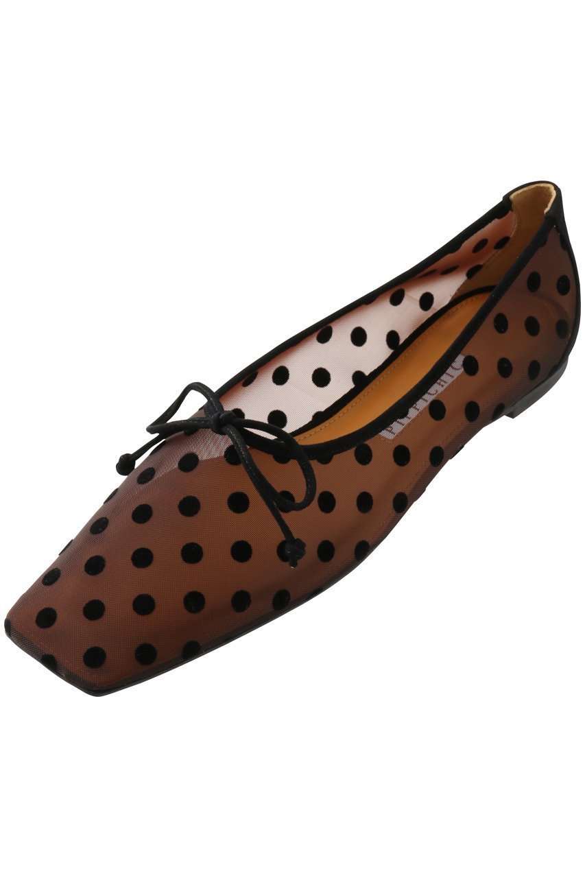 【ピッピシック/Pippichic】の【ELLE SHOP限定】AMBER BALLET ドットチュールフラットシューズ 人気、トレンドファッション・服の通販 founy(ファニー) 　ファッション　Fashion　レディースファッション　Fashion for Women　2026年　2026　シューズ　Shoes, Footwear　ダウン　Down, Puffer　チュール　Tulip, Tulip Motif　デニム　Denim, Jeans Material　ドット　Polka Dot, Dot Pattern　ヌーディ　Nude, Nude Tone　バレエ　Ballet, Ballet Style　フラット　Flat, Flat Shoes　モダン　Modern, Contemporary　夏　Summer　春　Spring　S/S・春夏　SS, Spring/Summer, Warm Season　other-5|ID: prp329100004845433 ipo3291000000036030703