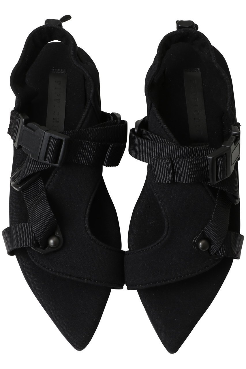 【ピッピシック/Pippichic】のAPOLLO ベルテッドフラットサンダル インテリア・キッズ・メンズ・レディースファッション・服の通販 founy(ファニー) 　ファッション　Fashion　レディースファッション　Fashion for Women　2026年　2026　サンダル　Sandals, Summer Shoes　スポーティ　Sporty, Casual Athletic　夏　Summer　春　Spring　S/S・春夏　SS, Spring/Summer, Warm Season　ブラック|ID: prp329100004845435 ipo3291000000036030718