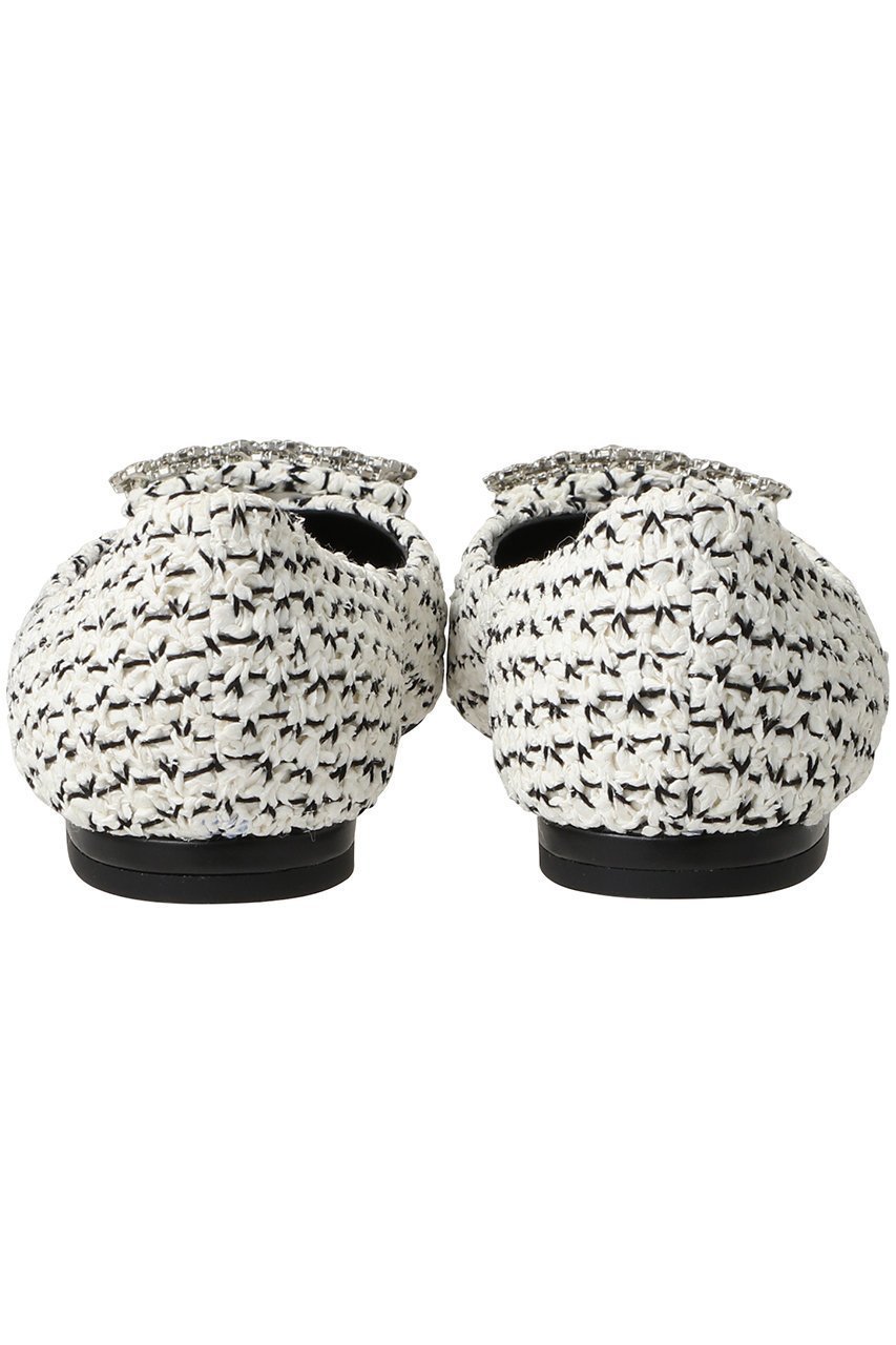 【ピッピシック/Pippichic】のANNA V JEWELRY ラッセルツイードフラットシューズ 人気、トレンドファッション・服の通販 founy(ファニー) 　ファッション　Fashion　レディースファッション　Fashion for Women　2026年　2026　シューズ　Shoes, Footwear　ツイード　Twill, Twill Weave　パーティ　Party, Party Style　フラット　Flat, Flat Shoes　モダン　Modern, Contemporary　ラグジュアリー　Luxury, Elegant　ラッセル　Raschel, Raschel Lace　エレガント 上品　Elegant　ビジネス 仕事 通勤　Business / Work / Commuting　夏　Summer　春　Spring　S/S・春夏　SS, Spring/Summer, Warm Season　other-3|ID: prp329100004845436 ipo3291000000036030748