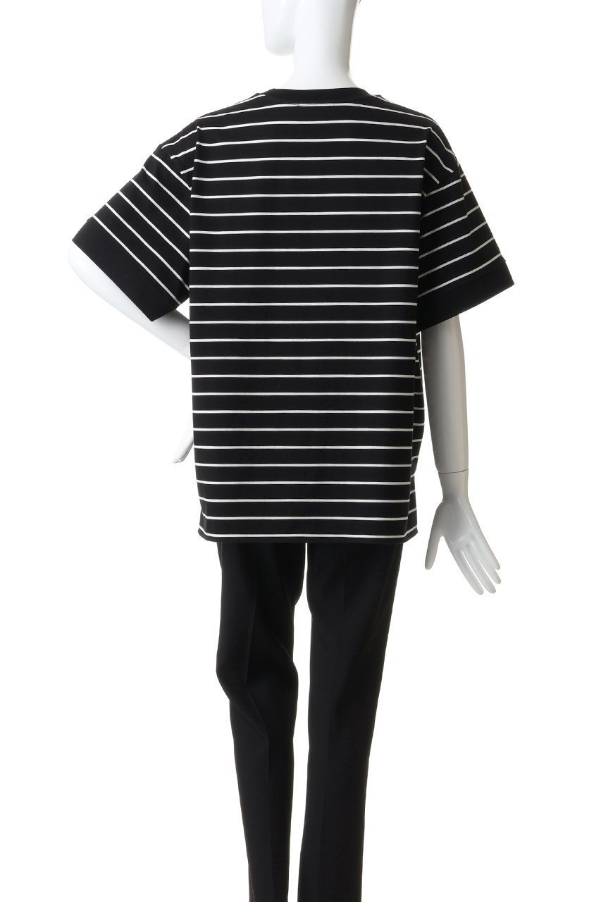 【ザ リラクス/THE RERACS】の【UNISEX】オーバーサイズボーダーTシャツ 人気、トレンドファッション・服の通販 founy(ファニー) 　ファッション　Fashion　レディースファッション　Fashion for Women　トップス・カットソー　Cut & Sew Tops　シャツ・ブラウス・オフィスカジュアル　Elegant Blouses & Button-Ups　ロングTシャツ・Tシャツ　Longline T-Shirts & Tees　カットソー・ベーシックTシャツ　Cut-and-Sewn Tops / Stretch Tees & Basics　2026年　2026　ユニセックス　Unisex, Genderless　ショート　Short, Short Length　スリット　Slit, Slit Detail　スリーブ　Sleeve, Long Sleeve / Short Sleeve　ボーダー　Border, Stripe　モダン　Modern, Contemporary　夏　Summer　定番　Standard, Basic Item　春　Spring　S/S・春夏　SS, Spring/Summer, Warm Season　other-4|ID: prp329100004845438 ipo3291000000035334730