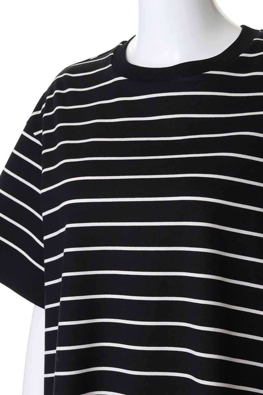 【ザ リラクス/THE RERACS】の【UNISEX】オーバーサイズボーダーTシャツ 人気、トレンドファッション・服の通販 founy(ファニー) 　ファッション　Fashion　レディースファッション　Fashion for Women　トップス・カットソー　Cut & Sew Tops　シャツ・ブラウス・オフィスカジュアル　Elegant Blouses & Button-Ups　ロングTシャツ・Tシャツ　Longline T-Shirts & Tees　カットソー・ベーシックTシャツ　Cut-and-Sewn Tops / Stretch Tees & Basics　2026年　2026　ユニセックス　Unisex, Genderless　ショート　Short, Short Length　スリット　Slit, Slit Detail　スリーブ　Sleeve, Long Sleeve / Short Sleeve　ボーダー　Border, Stripe　モダン　Modern, Contemporary　夏　Summer　定番　Standard, Basic Item　春　Spring　S/S・春夏　SS, Spring/Summer, Warm Season　other-5|ID: prp329100004845438 ipo3291000000035334731