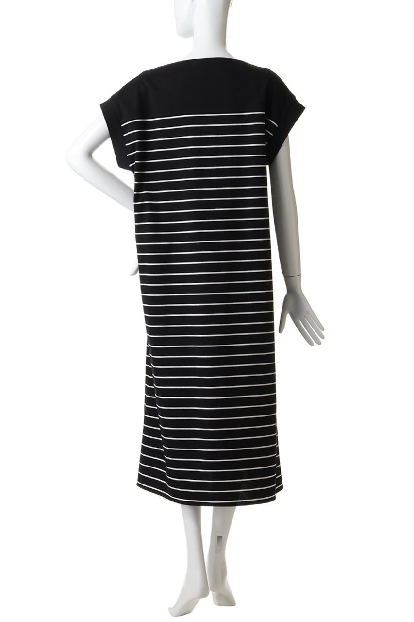 【ザ リラクス/THE RERACS】のボートネックバスクボーダードレス 人気、トレンドファッション・服の通販 founy(ファニー) 　ファッション　Fashion　レディースファッション　Fashion for Women　ワンピース　Dresses　フォーマル・パーティードレス・結婚式用ドレス　Elegant & Casual Dresses　チュニック　Tunic Tops & Dresses　2026年　2026　ストレート　Straight, Straight Cut　チュニック　Tunic, Long Top　ドレス　Dress, One-Piece　バスク　Basque, Basque Style　フレンチ　French, French Style　ボーダー　Border, Stripe　モダン　Modern, Contemporary　ロング　Long, Long-Length　夏　Summer　春　Spring　S/S・春夏　SS, Spring/Summer, Warm Season　other-4|ID: prp329100004845439 ipo3291000000035334737