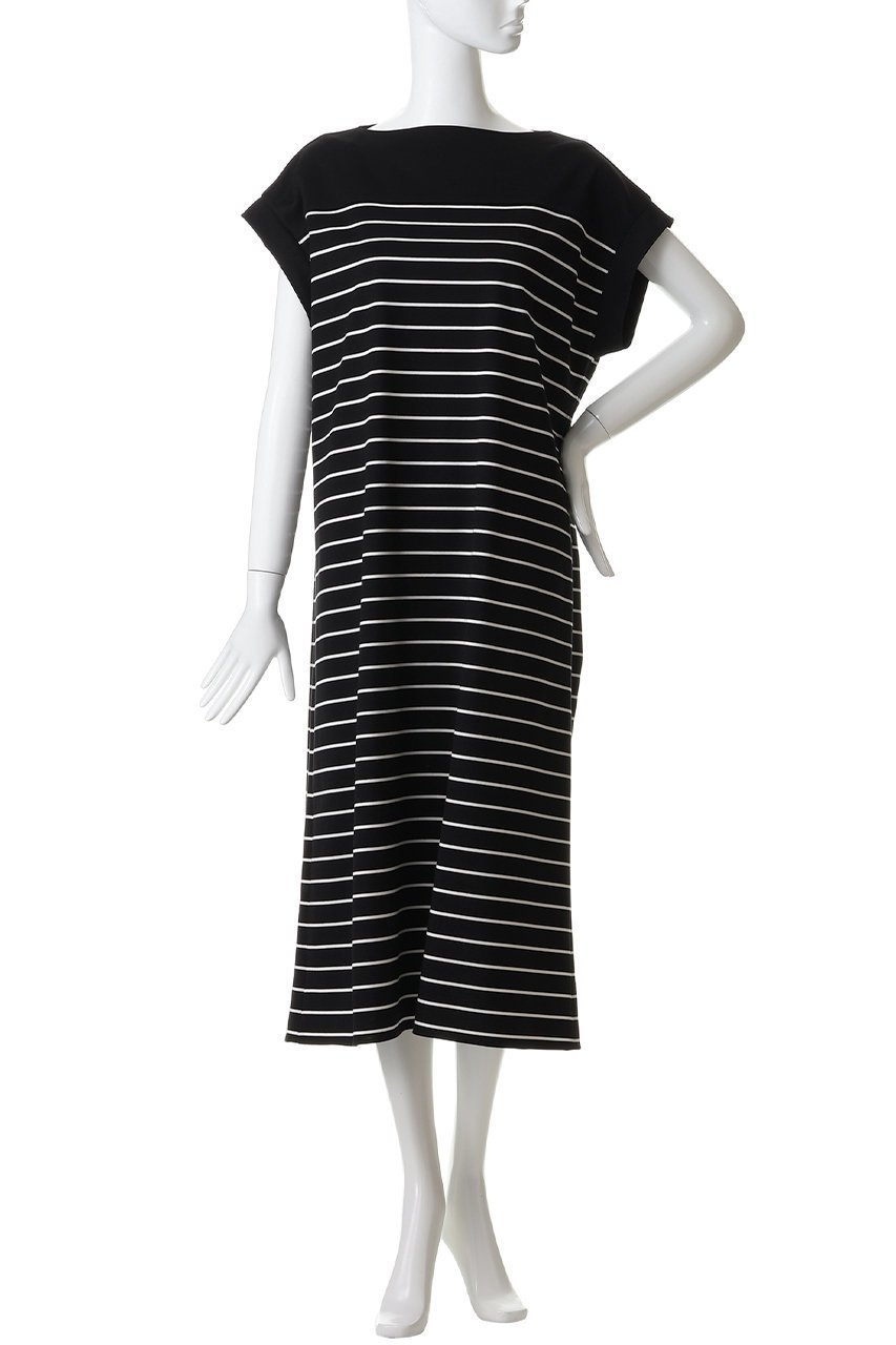 【ザ リラクス/THE RERACS】のボートネックバスクボーダードレス 人気、トレンドファッション・服の通販 founy(ファニー) 　ファッション　Fashion　レディースファッション　Fashion for Women　ワンピース　Dresses　フォーマル・パーティードレス・結婚式用ドレス　Elegant & Casual Dresses　チュニック　Tunic Tops & Dresses　2026年　2026　ストレート　Straight, Straight Cut　チュニック　Tunic, Long Top　ドレス　Dress, One-Piece　バスク　Basque, Basque Style　フレンチ　French, French Style　ボーダー　Border, Stripe　モダン　Modern, Contemporary　ロング　Long, Long-Length　夏　Summer　春　Spring　S/S・春夏　SS, Spring/Summer, Warm Season　other-2|ID: prp329100004845439 ipo3291000000035851017