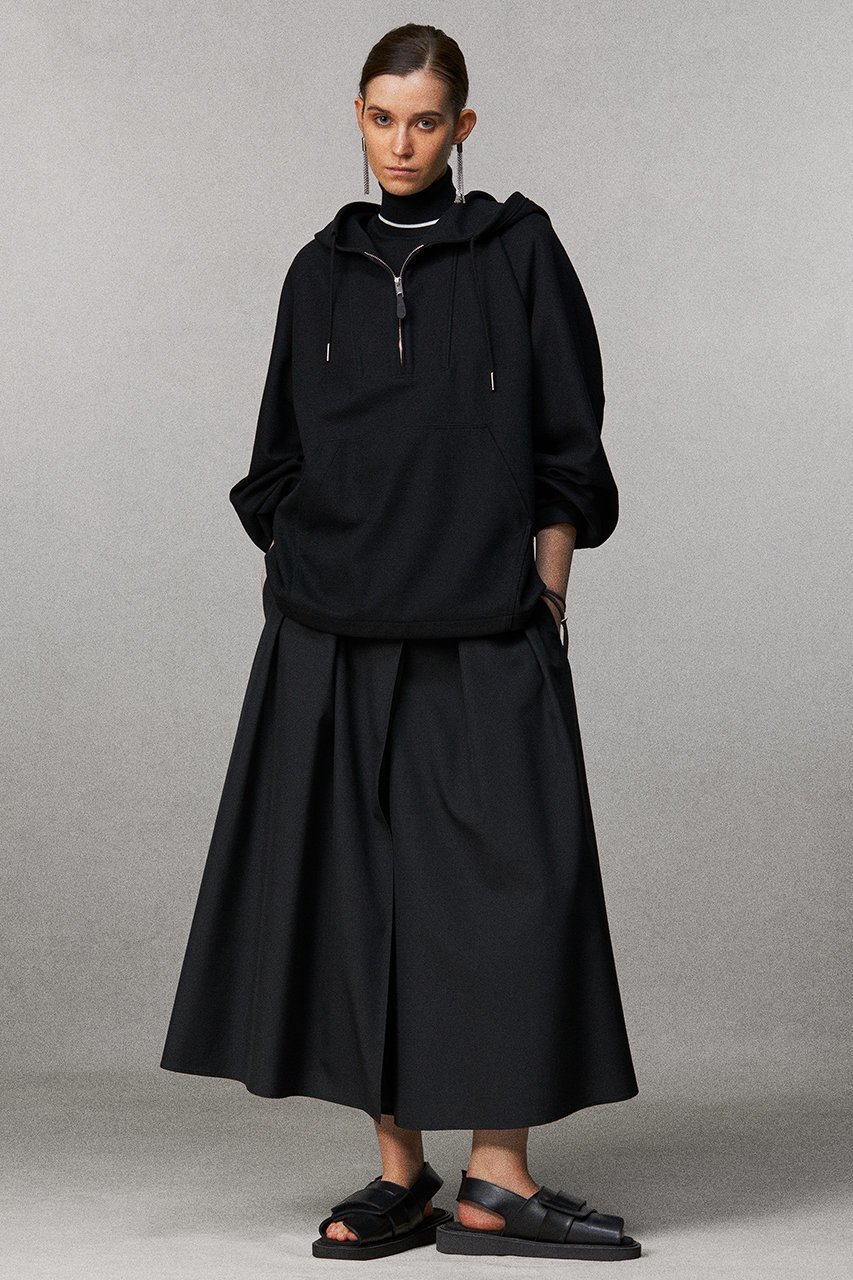 【ザ リラクス/THE RERACS】のジップアッププルオーバーパーカー 人気、トレンドファッション・服の通販 founy(ファニー) 　ファッション　Fashion　レディースファッション　Fashion for Women　トップス・カットソー　Cut & Sew Tops　シャツ・ブラウス・オフィスカジュアル　Elegant Blouses & Button-Ups　レディースパーカー・カジュアルフーディー　Casual Hoodies & Sweatshirts　ロングTシャツ・Tシャツ　Longline T-Shirts & Tees　カジュアルプルオーバー・ニットトップス　Pullovers & Knit Tops / Casual Pullovers　スウェット・クルーネックトップス　Sweatshirts & Crewnecks / Relaxed Fit Sweat Tops　カットソー・ベーシックTシャツ　Cut-and-Sewn Tops / Stretch Tees & Basics　2026年　2026　シンプル　Simple, Minimal　ジップ　Zip, Zipper　スリーブ　Sleeve, Long Sleeve / Short Sleeve　夏　Summer　春　Spring　S/S・春夏　SS, Spring/Summer, Warm Season　other-6|ID: prp329100004845442 ipo3291000000036142338