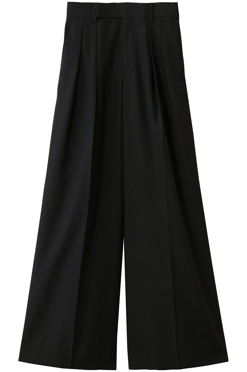 【ザ リラクス/THE RERACS】の2タックワイドパンツ インテリア・キッズ・メンズ・レディースファッション・服の通販 founy(ファニー) 　ファッション　Fashion　レディースファッション　Fashion for Women　パンツ　Pants & Trousers　2026年　2026　コンパクト　Compact, Small Size　バランス　Balance, Style Balance　フィット　Fit, Slim Fit　マニッシュ　Mannish, Boyish　ワイド　Wide, Wide Fit　今季　This Season, Current Season　夏　Summer　春　Spring　S/S・春夏　SS, Spring/Summer, Warm Season　ブラック|ID: prp329100004845446 ipo3291000000035334790