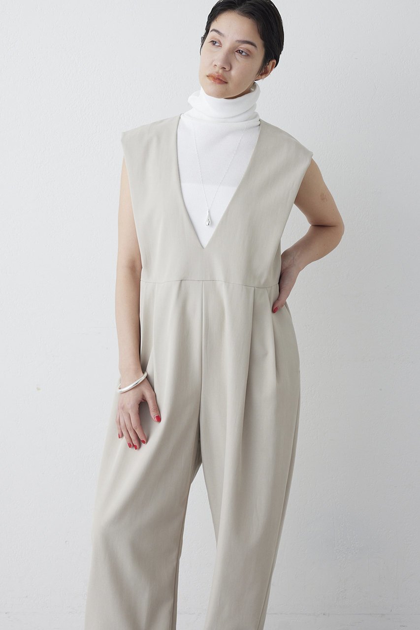 【ウィムガゼット/Whim Gazette】の【THE PAUSE】ドレープジャンプスーツ 人気、トレンドファッション・服の通販 founy(ファニー) 　ファッション　Fashion　レディースファッション　Fashion for Women　パンツ　Pants & Trousers　2026年　2026　スーツ　Suit, Formalwear　ツイル　Twist, Twisted Detail　ドレープ　Drape, Draping Fabric　フォーマル　Formal, Dressy　ヴィンテージ　Vintage Style　エレガント 上品　Elegant　夏　Summer　春　Spring　S/S・春夏　SS, Spring/Summer, Warm Season　other-4|ID: prp329100004845454 ipo3291000000036142488