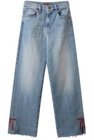 【マザー/MOTHER】のTHE RAMBLR ZIP SLICE HOVR FRAY リボンモチーフデニム (CSX) 人気、トレンドファッション・服の通販 founy(ファニー) ファッション Fashion レディースファッション Fashion for Women パンツ Pants & Trousers デニムパンツ・ジーンズ・美脚デニム Denim Jeans & Pants 2026年 2026 スリット Slit, Slit Detail ダメージ Distressed, Destroyed デニム Denim, Jeans Material リボン Ribbon, Bow 夏 Summer 春 Spring S/S・春夏 SS, Spring/Summer, Warm Season |ID:prp329100004845455