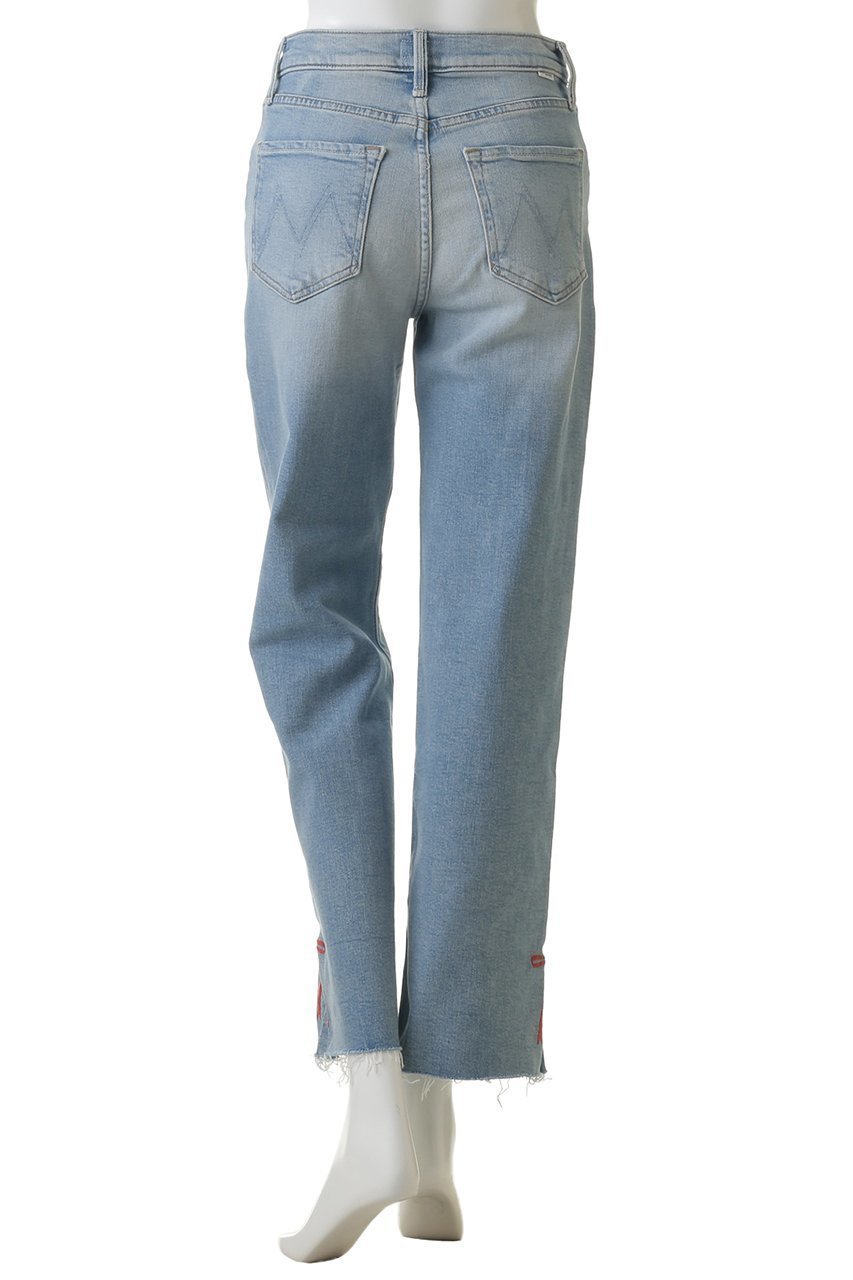 【マザー/MOTHER】のTHE RAMBLR ZIP SLICE HOVR FRAY リボンモチーフデニム (CSX) 人気、トレンドファッション・服の通販 founy(ファニー) 　ファッション　Fashion　レディースファッション　Fashion for Women　パンツ　Pants & Trousers　デニムパンツ・ジーンズ・美脚デニム　Denim Jeans & Pants　2026年　2026　スリット　Slit, Slit Detail　ダメージ　Distressed, Destroyed　デニム　Denim, Jeans Material　リボン　Ribbon, Bow　夏　Summer　春　Spring　S/S・春夏　SS, Spring/Summer, Warm Season　other-4|ID: prp329100004845455 ipo3291000000035637982
