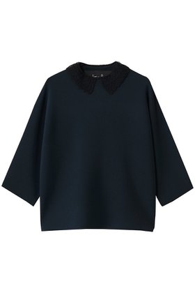 【ルームエイト/Room no.8】 【Room no.8 BLACK】NEEDLE レースカラー ドルマンスリーブ トップス人気、トレンドファッション・服の通販 founy(ファニー) ファッション Fashion レディースファッション Fashion for Women トップス・カットソー Cut & Sew Tops シャツ・ブラウス・オフィスカジュアル Elegant Blouses & Button-Ups 2026年 2026 クラシカル Classical, Vintage-Inspired ショート Short, Short Length スリーブ Sleeve, Long Sleeve / Short Sleeve フェミニン Feminine, Girly レース Lace, Lace Fabric 夏 Summer 春 Spring S/S・春夏 SS, Spring/Summer, Warm Season |ID:prp329100004845462