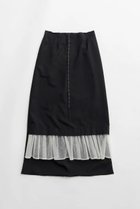 【プランク プロジェクト/PRANK PROJECT】のエラーヘムスカート BLK(ブラック)|ID: prp329100004845466 ipo3291000000036209112