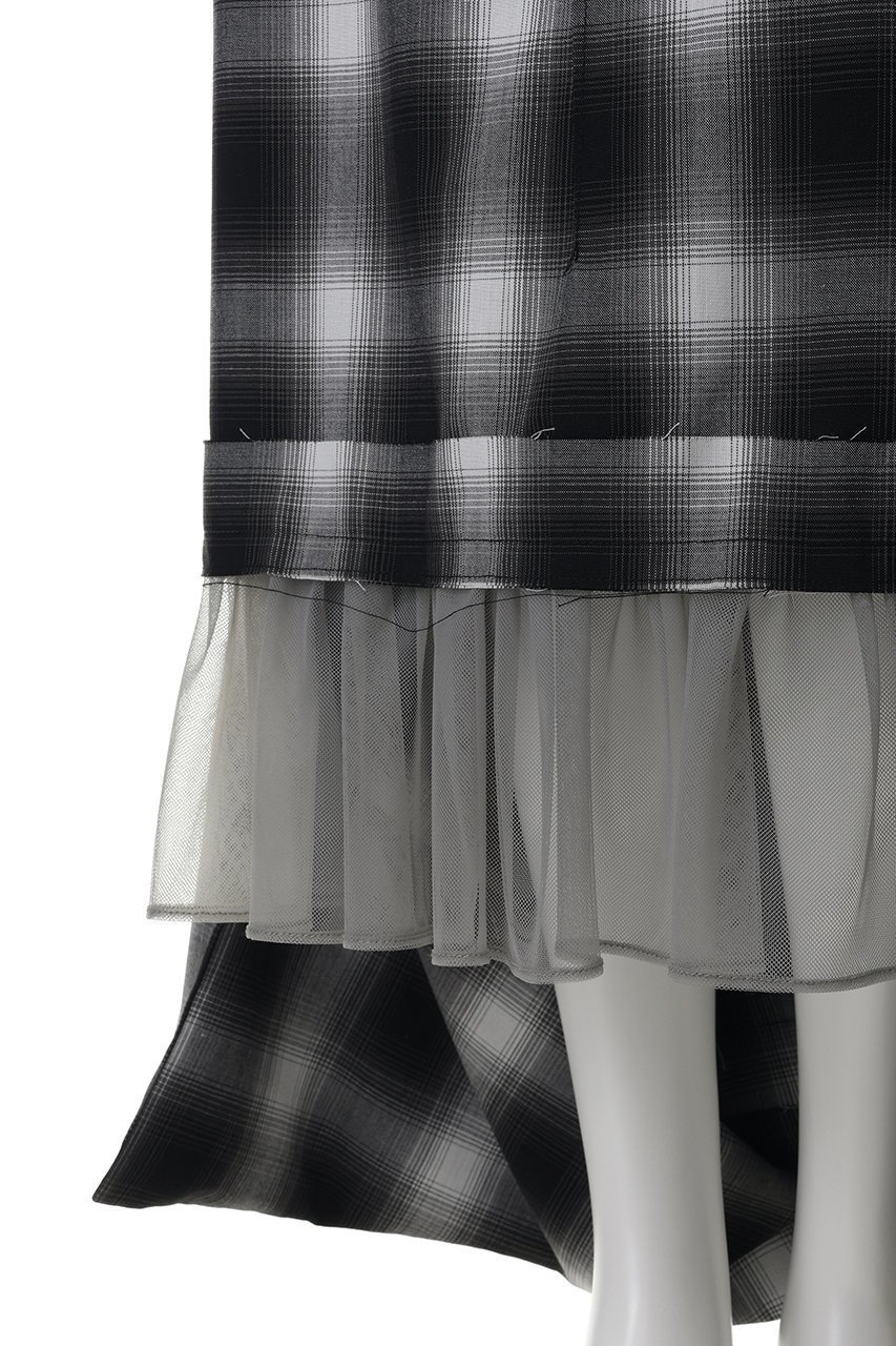 【プランク プロジェクト/PRANK PROJECT】のエラーヘムスカート 人気、トレンドファッション・服の通販 founy(ファニー) 　ファッション　Fashion　レディースファッション　Fashion for Women　スカート　Skirts　ロングスカート　Long Skirts / Maxi & Midi Skirts　スリット　Slit, Slit Detail　チュール　Tulip, Tulip Motif　ハンド　Hand, Handmade　フォーマル　Formal, Dressy　ロング　Long, Long-Length　other-5|ID: prp329100004845466 ipo3291000000036869923