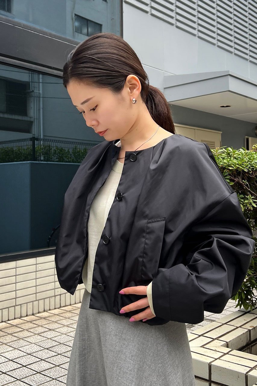 【スタニングルアー/STUNNING LURE】のrショートボリュームブルゾン 人気、トレンドファッション・服の通販 founy(ファニー) 　ファッション　Fashion　レディースファッション　Fashion for Women　アウター　Coat / Outerwear Collection　レディースジャケット・軽アウター　Jackets　ブルゾンジャケット・スポーティアウター　Blouson Jackets　2026年　2026　ギャザー　Gathered, Ruffled　ジャケット　Jacket, Outerwear　フォルム　Silhouette, Form　ブルゾン　Blouson, Bomber Jacket　メッシュ　Mesh, Net Fabric　エレガント 上品　Elegant　夏　Summer　春　Spring　S/S・春夏　SS, Spring/Summer, Warm Season　軽量　Lightweight, Ultra Light　other-5|ID: prp329100004845471 ipo3291000000035335033