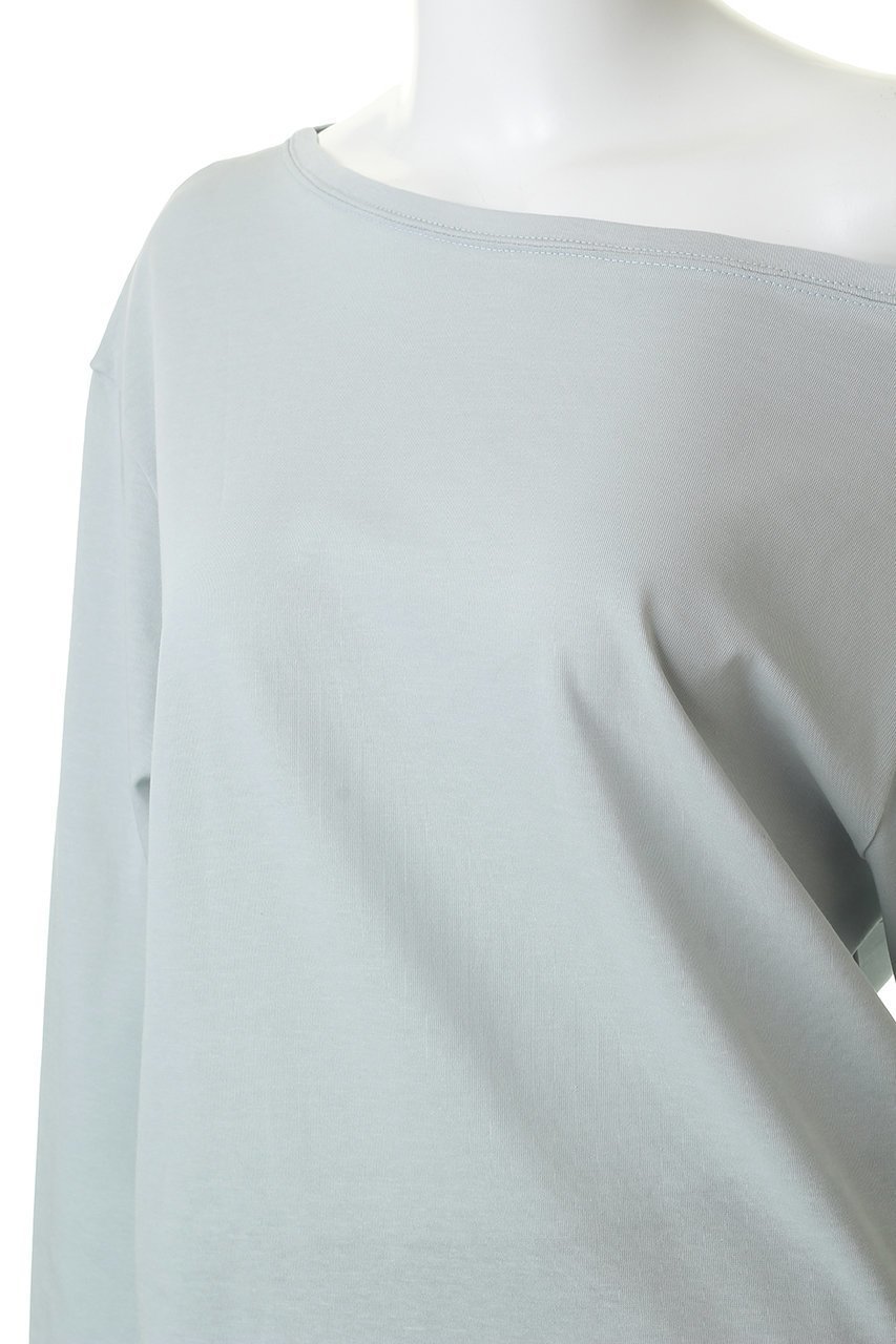 【スタニングルアー/STUNNING LURE】のオフショルダープルオーバー 人気、トレンドファッション・服の通販 founy(ファニー) 　ファッション　Fashion　レディースファッション　Fashion for Women　トップス・カットソー　Cut & Sew Tops　シャツ・ブラウス・オフィスカジュアル　Elegant Blouses & Button-Ups　ロングTシャツ・Tシャツ　Longline T-Shirts & Tees　カジュアルプルオーバー・ニットトップス　Pullovers & Knit Tops / Casual Pullovers　カットソー・ベーシックTシャツ　Cut-and-Sewn Tops / Stretch Tees & Basics　なめらか　Smooth, Silky Texture　シンプル　Simple, Minimal　スリーブ　Sleeve, Long Sleeve / Short Sleeve　ロング　Long, Long-Length　エレガント 上品　Elegant　other-8|ID: prp329100004845474 ipo3291000000036370495