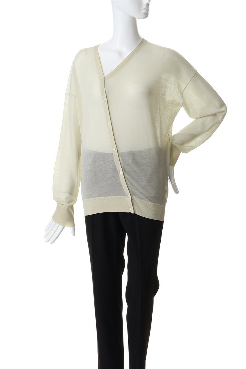 【スタニングルアー/STUNNING LURE】のrウールシルクカーディガン 人気、トレンドファッション・服の通販 founy(ファニー) 　ファッション　Fashion　レディースファッション　Fashion for Women　トップス・カットソー　Cut & Sew Tops　ニット　Knit Tops & Sweaters　カーディガン・羽織り　Layered Style Cardigans　イレギュラー　Irregular Design　カーディガン　Cardigan, Knitwear　シアー　Sheer, See-Through　シルク　Silk, 100% Silk　ツイスト　Tweed, Tweed Fabric　ドレープ　Drape, Draping Fabric　モダン　Modern, Contemporary　エレガント 上品　Elegant　other-5|ID: prp329100004845476 ipo3291000000036370840