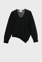 【スタニングルアー/STUNNING LURE】のrウールシルクUネック ブラック|ID: prp329100004845477 ipo3291000000035922019