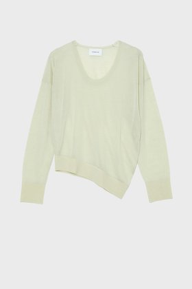 【スタニングルアー/STUNNING LURE】の【3/4 11:00販売開始】rウールシルクUネック 人気、トレンドファッション・服の通販 founy(ファニー) ファッション Fashion レディースファッション Fashion for Women トップス・カットソー Cut & Sew Tops ニット Knit Tops & Sweaters カジュアルプルオーバー・ニットトップス Pullovers & Knit Tops / Casual Pullovers 2026年 2026 イレギュラー Irregular Design シアー Sheer, See-Through シルク Silk, 100% Silk ツイスト Tweed, Tweed Fabric ドレープ Drape, Draping Fabric パターン Pattern, Design Print ベーシック Basic, Essential モダン Modern, Contemporary エレガント 上品 Elegant 夏 Summer 春 Spring S/S・春夏 SS, Spring/Summer, Warm Season |ID:prp329100004845477