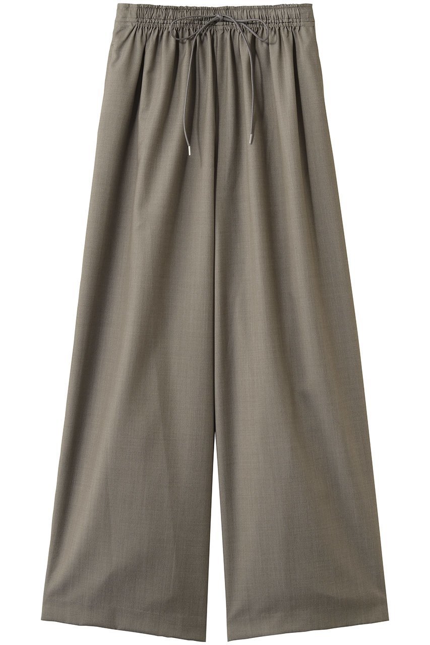 【スタニングルアー/STUNNING LURE】のギャザーイージーワイドパンツ インテリア・キッズ・メンズ・レディースファッション・服の通販 founy(ファニー) 　ファッション　Fashion　レディースファッション　Fashion for Women　パンツ　Pants & Trousers　ギャザー　Gathered, Ruffled　シンプル　Simple, Minimal　フォーマル　Formal, Dressy　リラックス　Relax, Relaxed Fit　エレガント 上品　Elegant　グレーベージュ|ID: prp329100004845479 ipo3291000000036869935