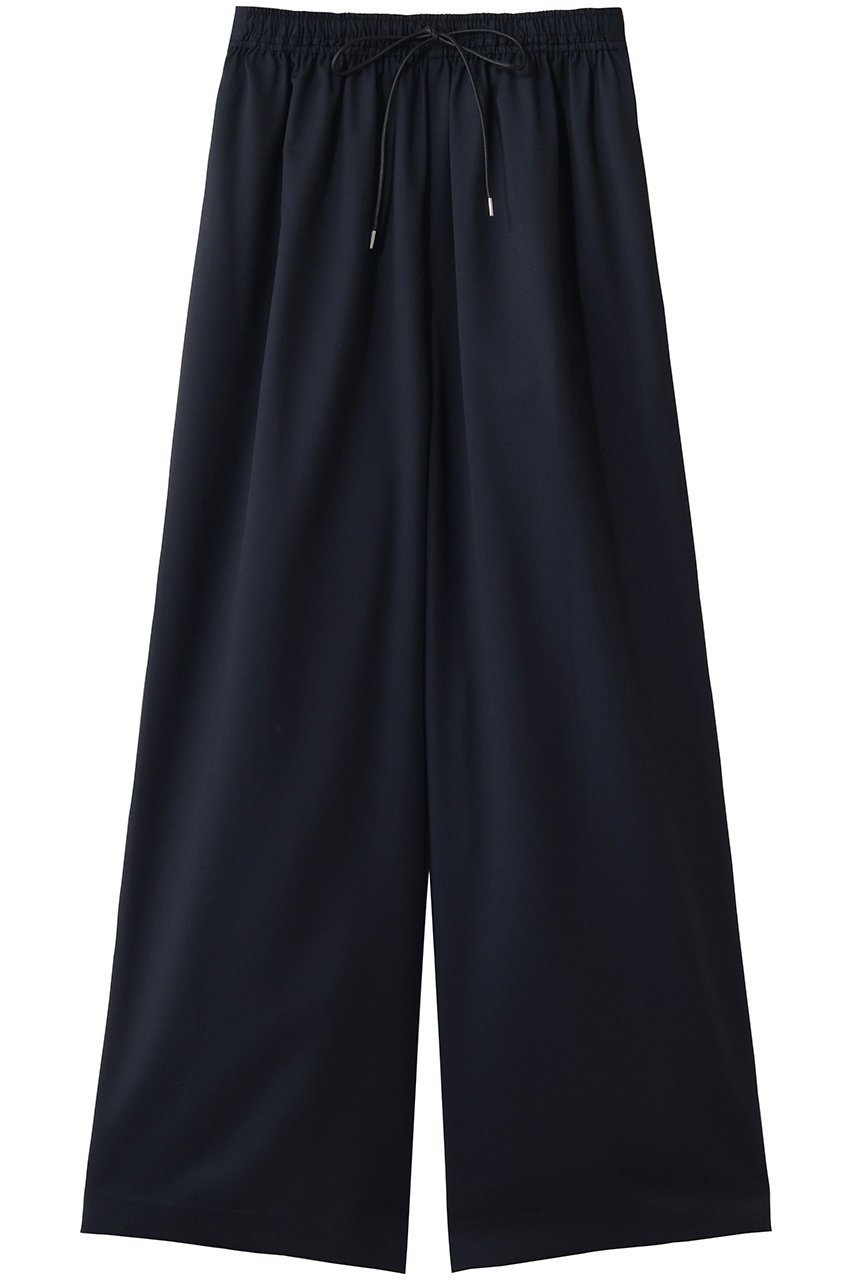 【スタニングルアー/STUNNING LURE】のギャザーイージーワイドパンツ インテリア・キッズ・メンズ・レディースファッション・服の通販 founy(ファニー) 　ファッション　Fashion　レディースファッション　Fashion for Women　パンツ　Pants & Trousers　ギャザー　Gathered, Ruffled　シンプル　Simple, Minimal　フォーマル　Formal, Dressy　リラックス　Relax, Relaxed Fit　エレガント 上品　Elegant　ネイビー|ID: prp329100004845479 ipo3291000000036869937