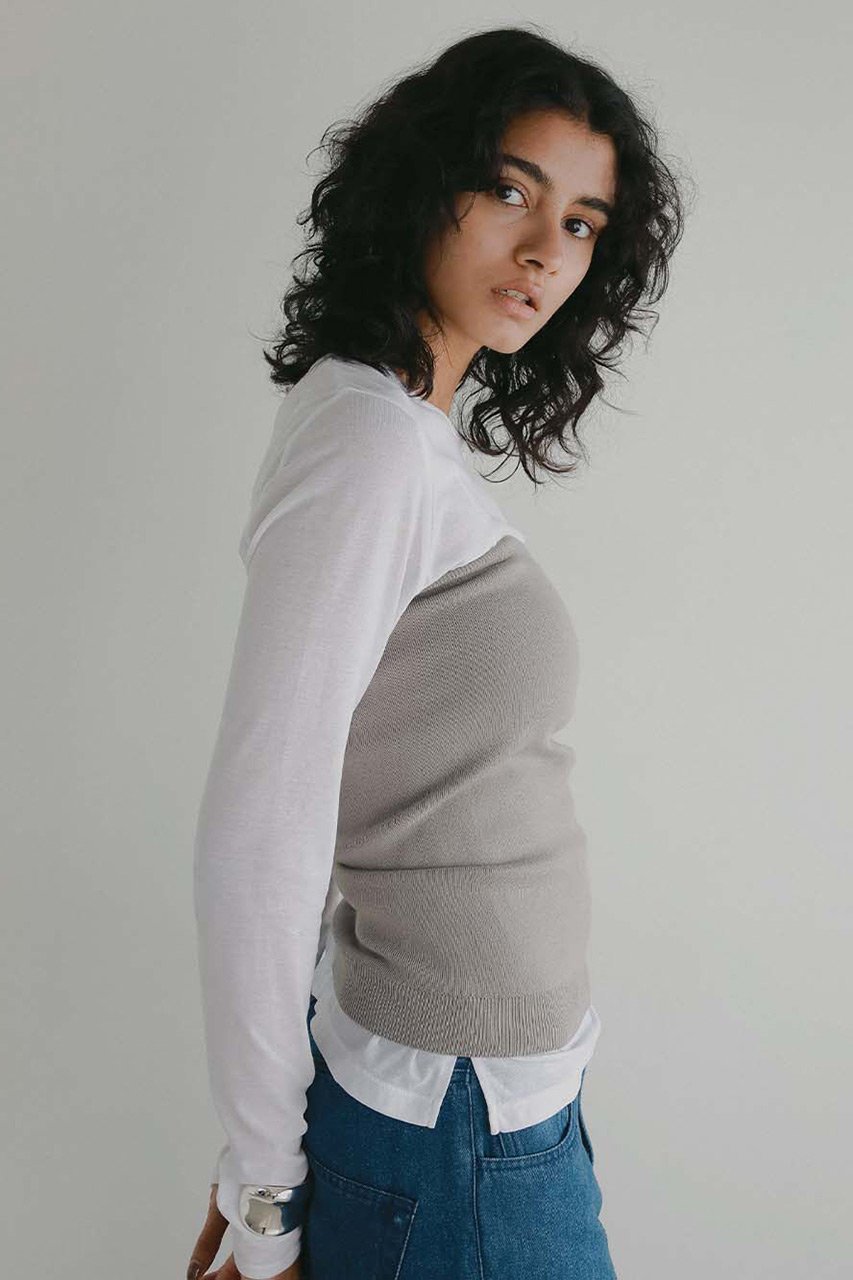 【ハー/HER.】の【1/29 12:00販売開始】シアーカットソー 人気、トレンドファッション・服の通販 founy(ファニー) 　ファッション　Fashion　レディースファッション　Fashion for Women　トップス・カットソー　Cut & Sew Tops　シャツ・ブラウス・オフィスカジュアル　Elegant Blouses & Button-Ups　ロングTシャツ・Tシャツ　Longline T-Shirts & Tees　カットソー・ベーシックTシャツ　Cut-and-Sewn Tops / Stretch Tees & Basics　インナー　Innerwear　スリーブ　Sleeve, Long Sleeve / Short Sleeve　ベーシック　Basic, Essential　ロング　Long, Long-Length　新作・新入荷　New Arrivals / New In　春　Spring　 other-1|ID: prp329100004845485 ipo3291000000035335127