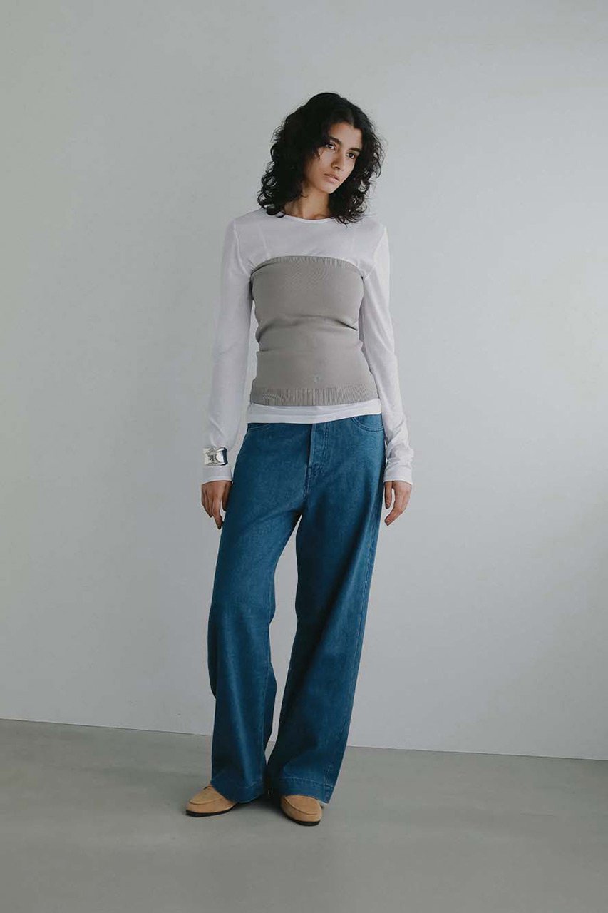 【ハー/HER.】の【1/29 12:00販売開始】シアーカットソー 人気、トレンドファッション・服の通販 founy(ファニー) 　ファッション　Fashion　レディースファッション　Fashion for Women　トップス・カットソー　Cut & Sew Tops　シャツ・ブラウス・オフィスカジュアル　Elegant Blouses & Button-Ups　ロングTシャツ・Tシャツ　Longline T-Shirts & Tees　カットソー・ベーシックTシャツ　Cut-and-Sewn Tops / Stretch Tees & Basics　インナー　Innerwear　スリーブ　Sleeve, Long Sleeve / Short Sleeve　ベーシック　Basic, Essential　ロング　Long, Long-Length　新作・新入荷　New Arrivals / New In　春　Spring　other-4|ID: prp329100004845485 ipo3291000000035335131