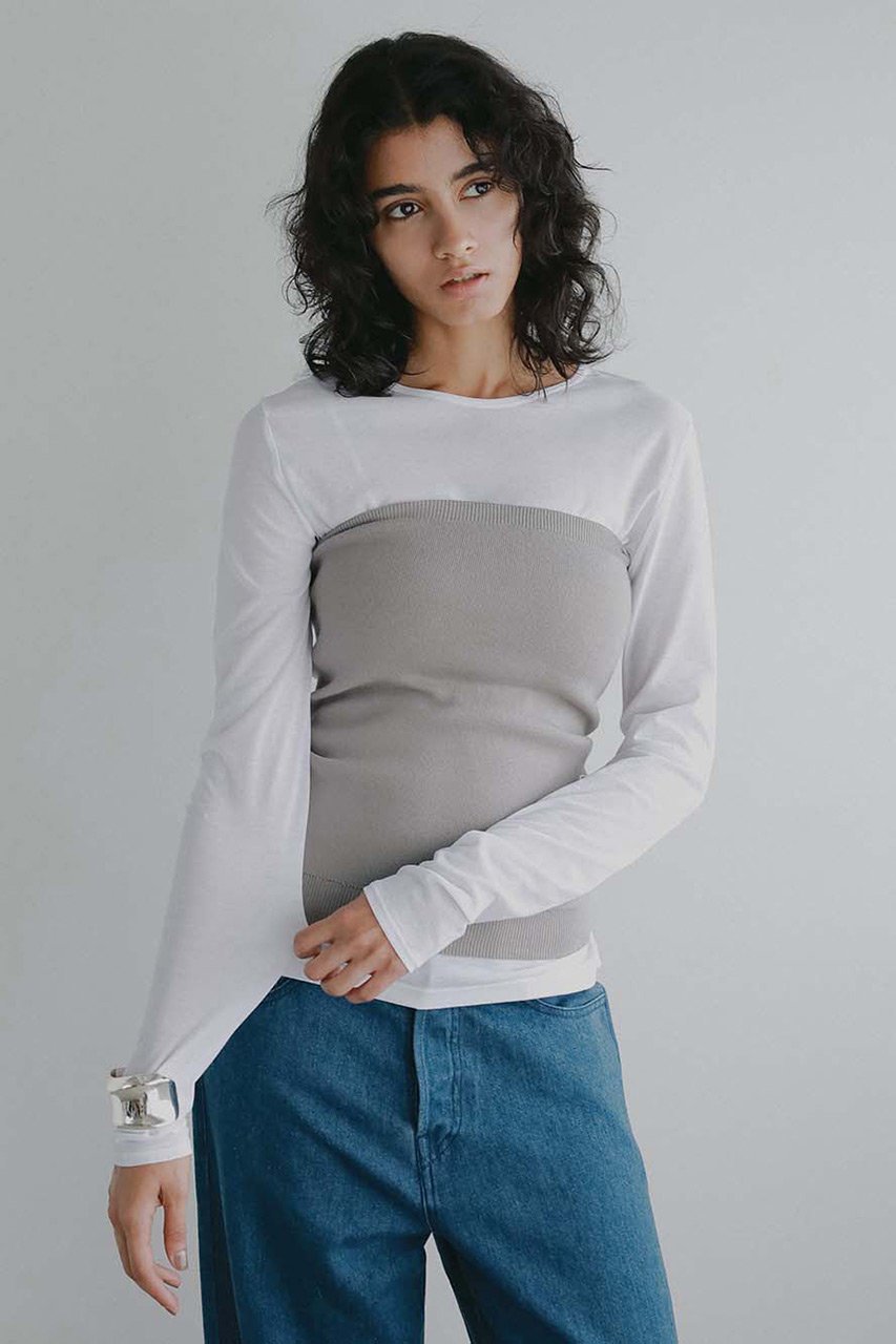 【ハー/HER.】の【1/29 12:00販売開始】シアーカットソー 人気、トレンドファッション・服の通販 founy(ファニー) 　ファッション　Fashion　レディースファッション　Fashion for Women　トップス・カットソー　Cut & Sew Tops　シャツ・ブラウス・オフィスカジュアル　Elegant Blouses & Button-Ups　ロングTシャツ・Tシャツ　Longline T-Shirts & Tees　カットソー・ベーシックTシャツ　Cut-and-Sewn Tops / Stretch Tees & Basics　インナー　Innerwear　スリーブ　Sleeve, Long Sleeve / Short Sleeve　ベーシック　Basic, Essential　ロング　Long, Long-Length　新作・新入荷　New Arrivals / New In　春　Spring　other-7|ID: prp329100004845485 ipo3291000000035335134