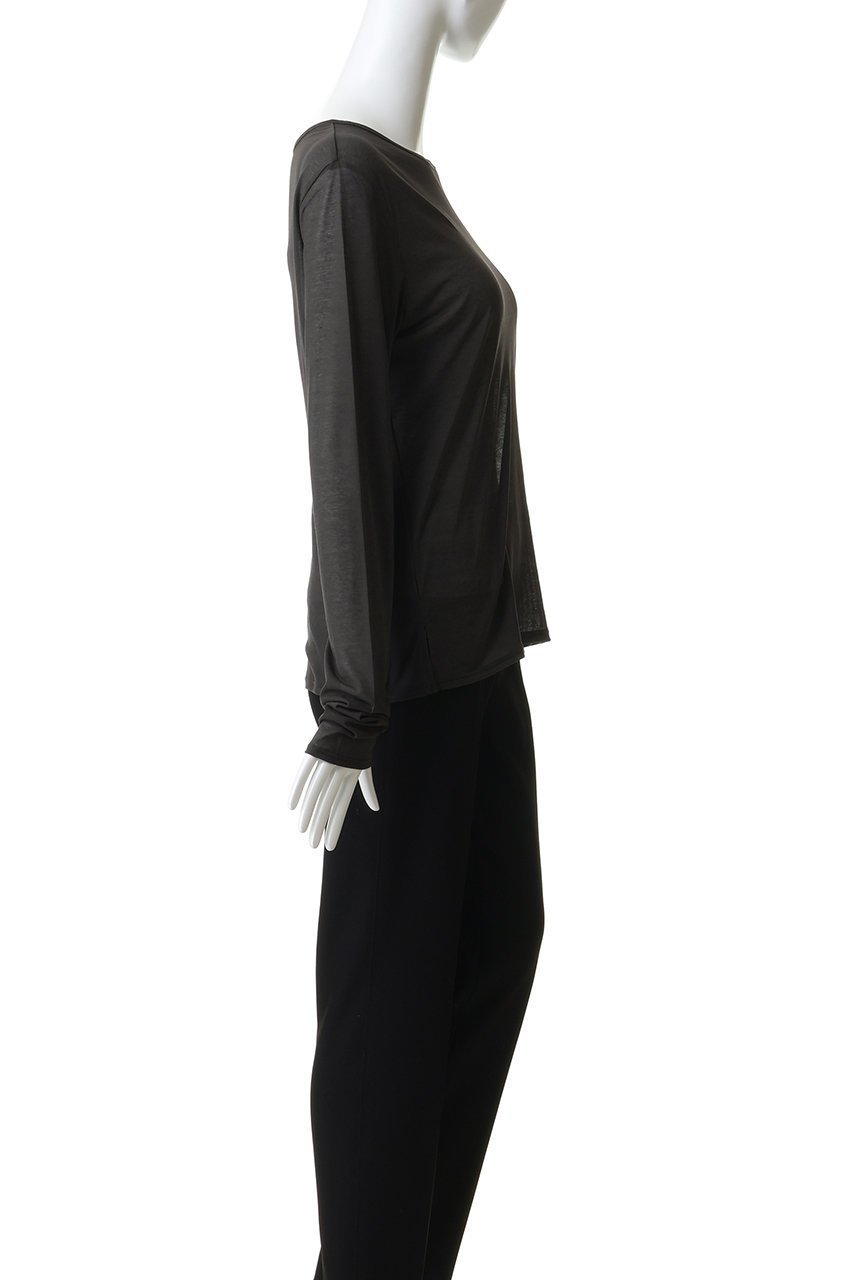 【ハー/HER.】のシアーカットソー 人気、トレンドファッション・服の通販 founy(ファニー) 　ファッション　Fashion　レディースファッション　Fashion for Women　トップス・カットソー　Cut & Sew Tops　シャツ・ブラウス・オフィスカジュアル　Elegant Blouses & Button-Ups　ロングTシャツ・Tシャツ　Longline T-Shirts & Tees　カットソー・ベーシックTシャツ　Cut-and-Sewn Tops / Stretch Tees & Basics　インナー　Innerwear　スリーブ　Sleeve, Long Sleeve / Short Sleeve　ベーシック　Basic, Essential　ロング　Long, Long-Length　春　Spring　other-3|ID: prp329100004845485 ipo3291000000036130737