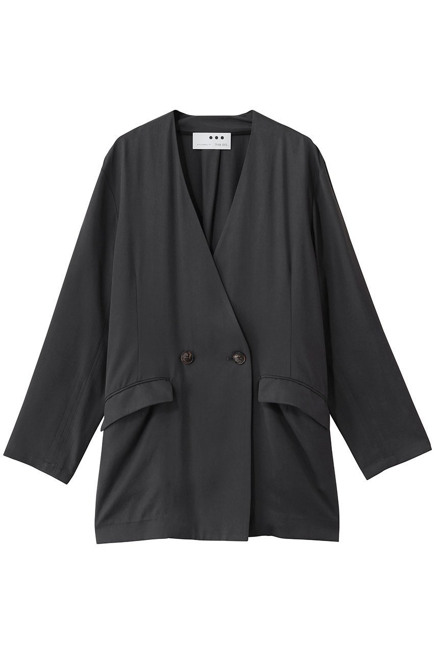 【スリー ドッツ/three dots】のフィブリオ ジャケット 人気、トレンドファッション・服の通販 founy(ファニー) 　ファッション　Fashion　レディースファッション　Fashion for Women　アウター　Coat / Outerwear Collection　レディースジャケット・軽アウター　Jackets　2026年　2026　おすすめ　Recommended / Our Picks　シンプル　Simple, Minimal　ジャケット　Jacket, Outerwear　ダブル　Double, Double-Breasted　夏　Summer　春　Spring　S/S・春夏　SS, Spring/Summer, Warm Season　 other-1|ID: prp329100004845488 ipo3291000000035335154