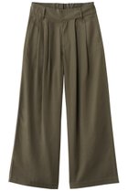 【スリー ドッツ/three dots】のフィブリオ ワイドパンツ クレイカーキ|ID: prp329100004845489 ipo3291000000035335167