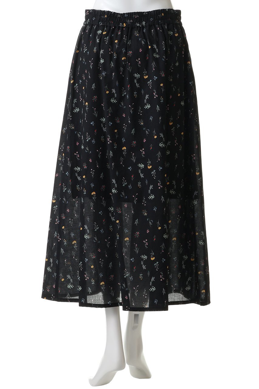 【スリー ドッツ/three dots】のプレーリー マルチカラーローンスカート 人気、トレンドファッション・服の通販 founy(ファニー) 　ファッション　Fashion　レディースファッション　Fashion for Women　スカート　Skirts　ロングスカート　Long Skirts / Maxi & Midi Skirts　2026年　2026　エレガント 上品　Elegant　シアー　Sheer, See-Through　シンプル　Simple, Minimal　ストレート　Straight, Straight Cut　トレンド　Trend, Trending Now　フラワー　Flower, Floral　ロング　Long, Long-Length　夏　Summer　春　Spring　S/S・春夏　SS, Spring/Summer, Warm Season　other-4|ID: prp329100004845492 ipo3291000000035335189