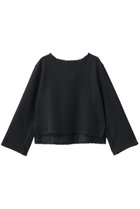 【スリー ドッツ/three dots】のラッセル バックリボントップス インク|ID: prp329100004845501 ipo3291000000035335252