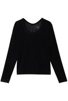 【スリー ドッツ/three dots】のシアーベロア 長袖Tシャツ 人気、トレンドファッション・服の通販 founy(ファニー) ファッション Fashion レディースファッション Fashion for Women トップス・カットソー Cut & Sew Tops シャツ・ブラウス・オフィスカジュアル Elegant Blouses & Button-Ups ロングTシャツ・Tシャツ Longline T-Shirts & Tees カットソー・ベーシックTシャツ Cut-and-Sewn Tops / Stretch Tees & Basics ベロアトップス Velour Tops / Velvet-Look Items 2026年 2026 おすすめ Recommended / Our Picks コンパクト Compact, Small Size シンプル Simple, Minimal スリット Slit, Slit Detail スリーブ Sleeve, Long Sleeve / Short Sleeve ベロア Velour, Soft Velvet ロング Long, Long-Length 夏 Summer 春 Spring S/S・春夏 SS, Spring/Summer, Warm Season 長袖 Long Sleeve, Full Sleeve |ID:prp329100004845502