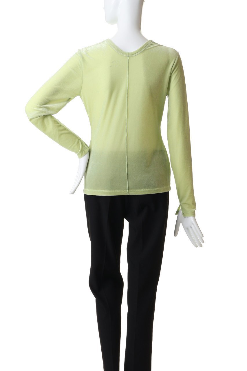 【スリー ドッツ/three dots】のシアーベロア 長袖Tシャツ 人気、トレンドファッション・服の通販 founy(ファニー) 　ファッション　Fashion　レディースファッション　Fashion for Women　トップス・カットソー　Cut & Sew Tops　シャツ・ブラウス・オフィスカジュアル　Elegant Blouses & Button-Ups　ロングTシャツ・Tシャツ　Longline T-Shirts & Tees　カットソー・ベーシックTシャツ　Cut-and-Sewn Tops / Stretch Tees & Basics　ベロアトップス　Velour Tops / Velvet-Look Items　2026年　2026　おすすめ　Recommended / Our Picks　コンパクト　Compact, Small Size　シンプル　Simple, Minimal　スリット　Slit, Slit Detail　スリーブ　Sleeve, Long Sleeve / Short Sleeve　ベロア　Velour, Soft Velvet　ロング　Long, Long-Length　夏　Summer　春　Spring　S/S・春夏　SS, Spring/Summer, Warm Season　長袖　Long Sleeve, Full Sleeve　other-4|ID: prp329100004845502 ipo3291000000035335267